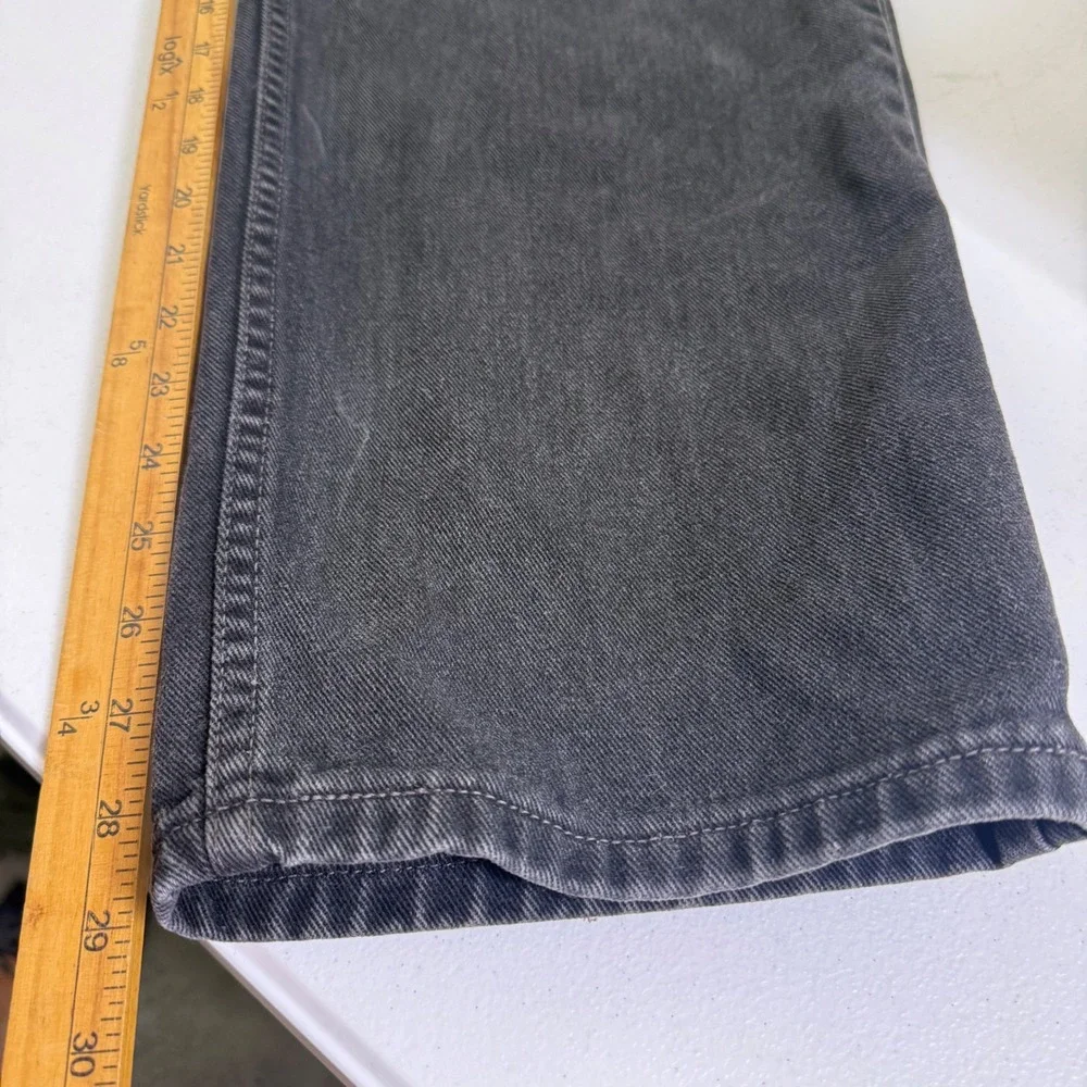 VINTAGE‎ Levi Jeans 550 38x30 Actual(36x29) Faded Black Relaxed USA 80s 90s